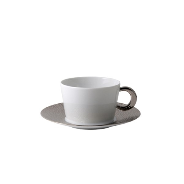 Bernardaud Ecume Platinum Breakfast Cup Only