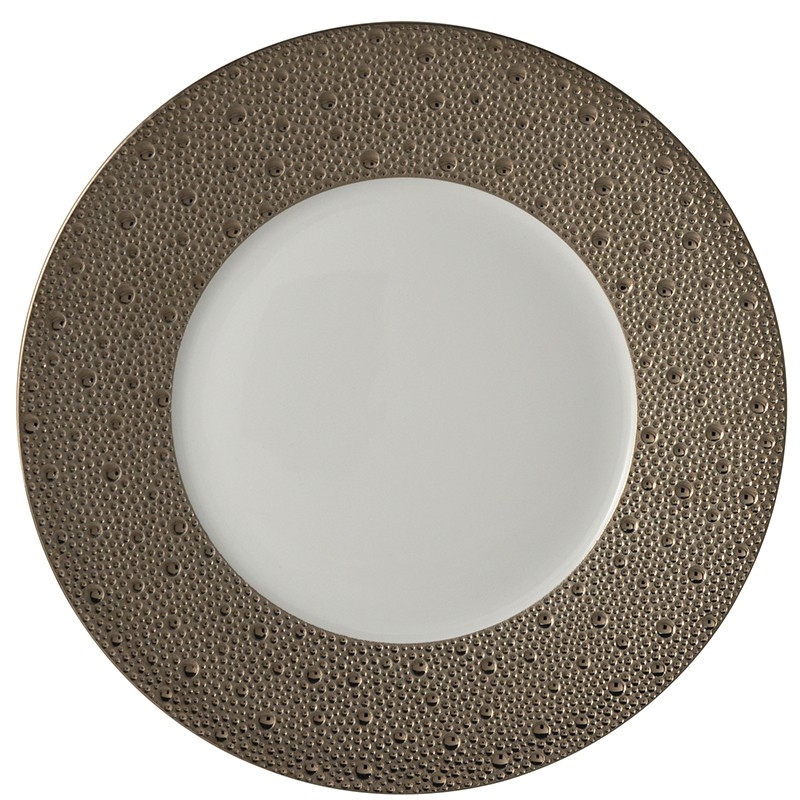 Bernardaud Ecume Platinum Five Piece Place Setting