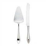 Ricci Argentieri Contorno Cake Knife And Server