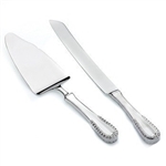 Ricci Argentieri Merletto 2-Piece Cake Knife And Server