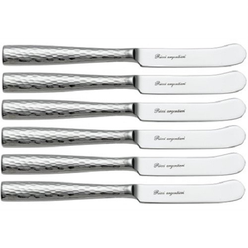 Ricci Argentieri Anvil 6-Piece Pate Knife Set