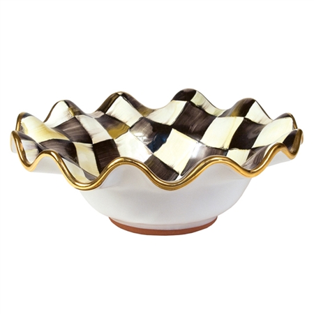 Mackenzie-Childs Courtly Check Breakfast Bowl