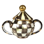 MacKenzie-Childs Courtly Check Lidded Sugar Bowl