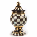 MacKenzie-Childs Courtly Check Globe Canister