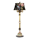 Mackenzie-Childs Grandiosity Floor Lamp Black Shade