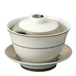 Bernardaud Dune Small Covered Cup & Saucer