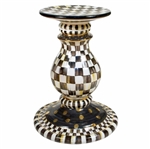Mackenzie-Childs Pedestal Table Base Courtly Check