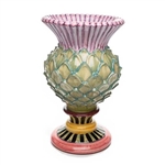 Mackenzie-Childs Thistle Urn Purple Top