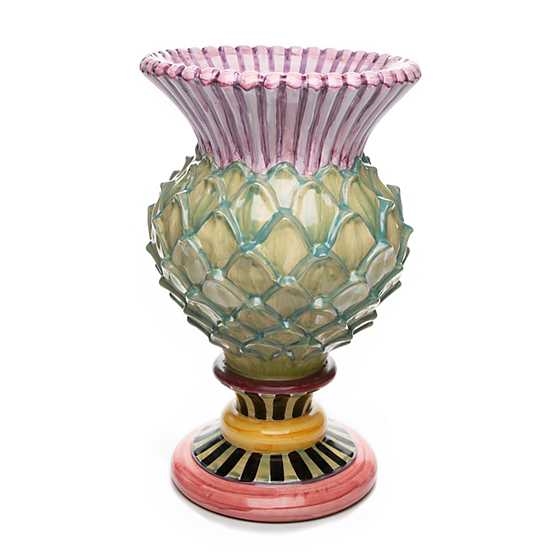 Mackenzie-Childs Thistle Urn Purple Top