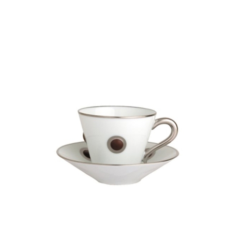 Bernardaud Ithaque Platinum Matte Brown Cup Only