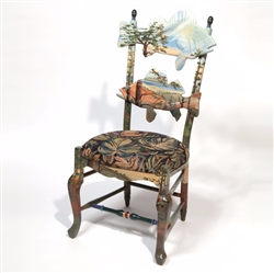 Mackenzie-Childs Forest Fish Chair