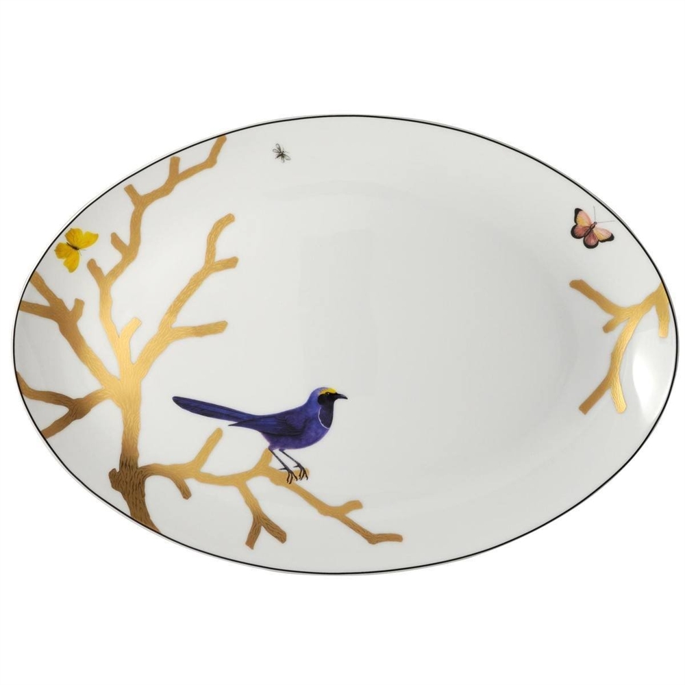 Bernardaud Aux Oiseaux Oval Platter