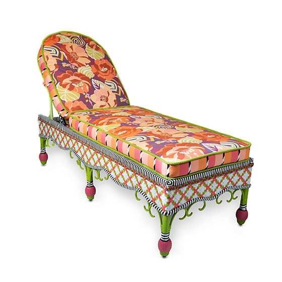 Mackenzie-Childs Breezy Poppy Outdoor Chaise