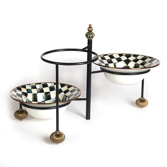 MacKenzie-Childs Courtly Check 3-Tiered Large Stand