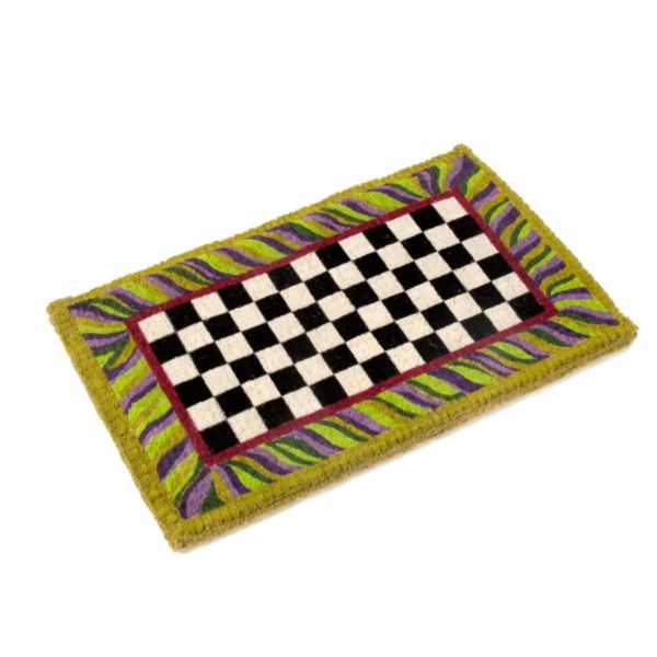 MacKenzie Childs Single Courtly Check Entrance Mat