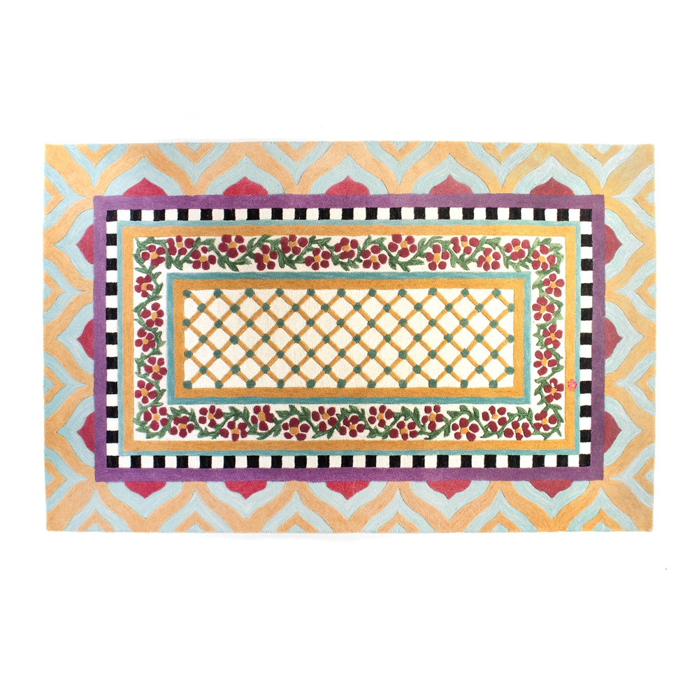 Mackenzie-Childs Hitchcock Field Rug - 5' x 8'