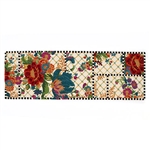 Mackenzie-Childs Flower Market Trellis Rug - 2'8' x 8' runner