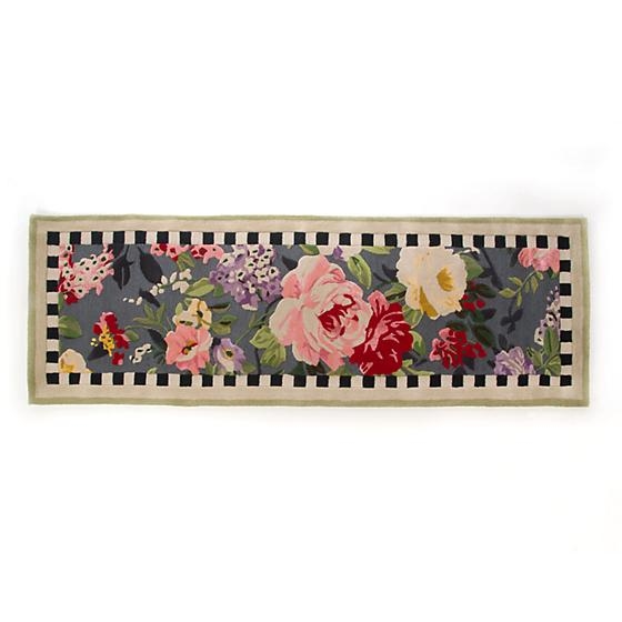 MacKenzie-Childs Tudor Rose Rug - 2 Ft. 8 in. X 8 Ft. Runner