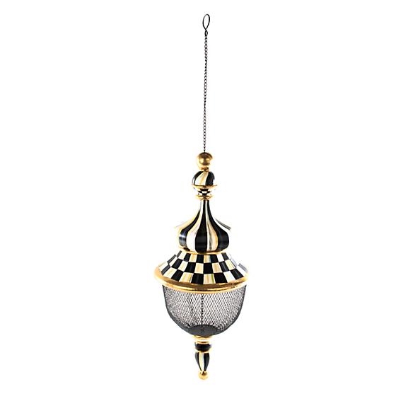 Mackenzie-Childs Pendant Bird Feeder - Courtly Check