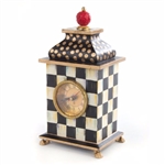 MacKenzie-Childs Courtly Check Desk Clock