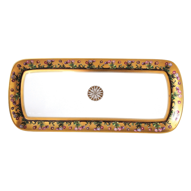 Bernardaud Limoges Heloise Rectangular Cake Platter