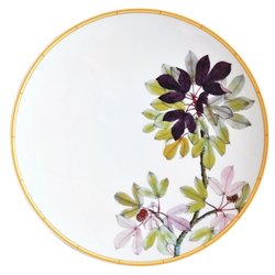 Bernardaud Limoges Jardin Indien Coupe Salad Plate - 8.5''