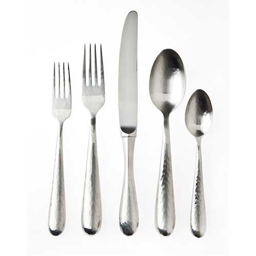 Ricci Argentieri Florence Satin Hammered 20-Piece Service for 4