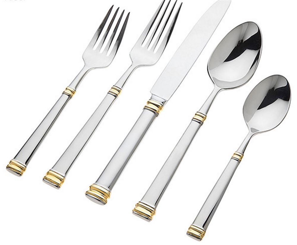 Ricci Argentieri Bramasole Gold 5 Pc. Hostess Set