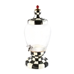 Mackenzie-Childs Courtly Check Enamel Beverage Hostess