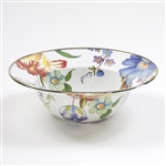 Mackenzie-Childs Flower Market Serving Bowl White