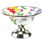 MacKenzie-Childs Flower Market Enamel Small Compote