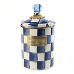 Mackenzie-Childs Royal Check Canister - medium