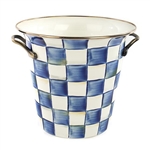 MacKenzie-Childs Enamelware Royal Check Wine Cooler