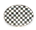 MacKenzie-Childs Courtly Check Enamelware Medium Oval Platter