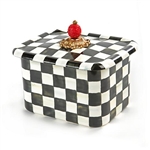 MacKenzie-Childs Courtly Check Enamel Recipe Box