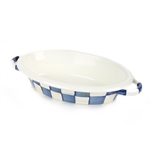 Mackenzie-Childs Royal Check Oval Gratin - Small