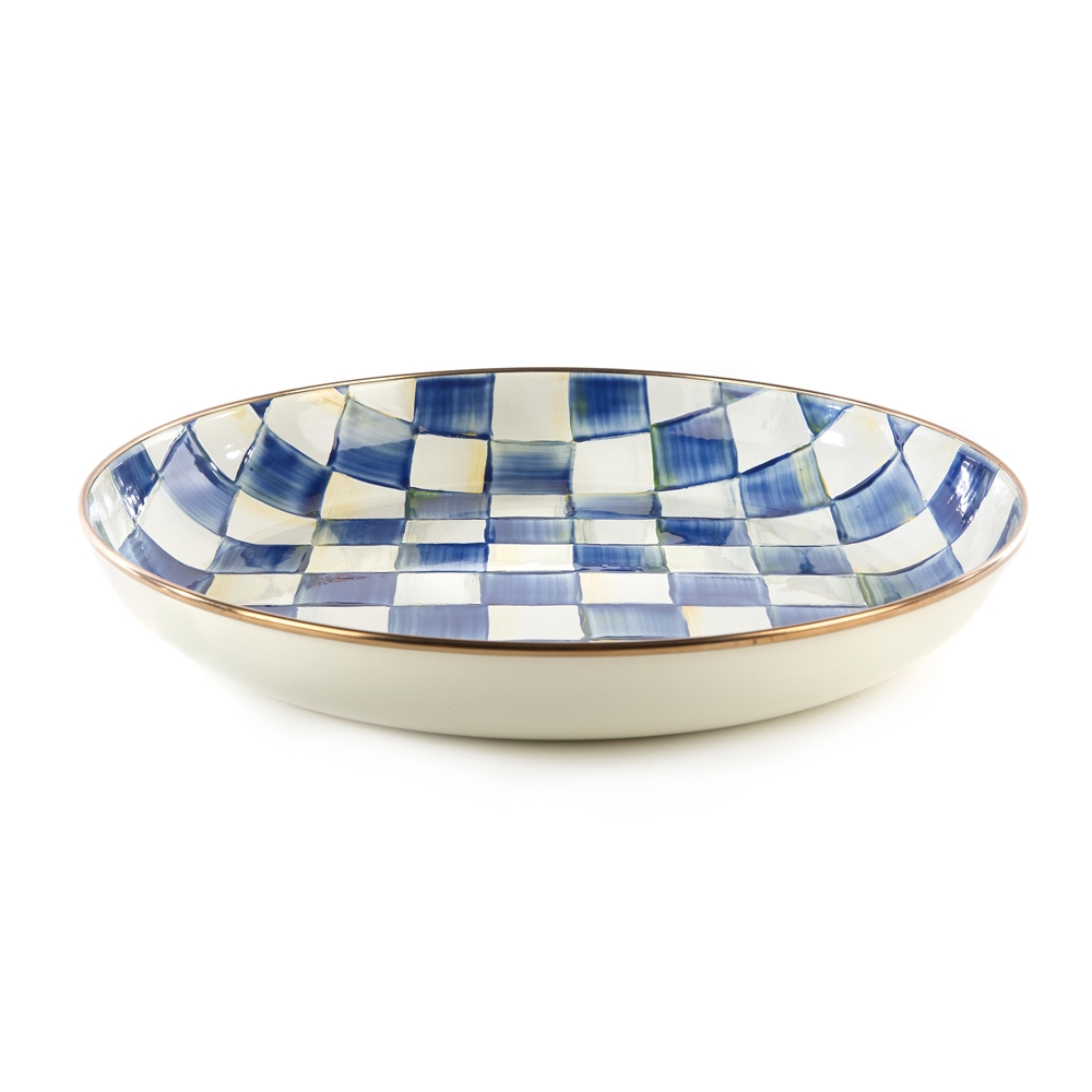 Mackenzie-Childs Royal Check Abundant Bowl