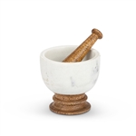 The GG Collection Marble Mortar and Pestle