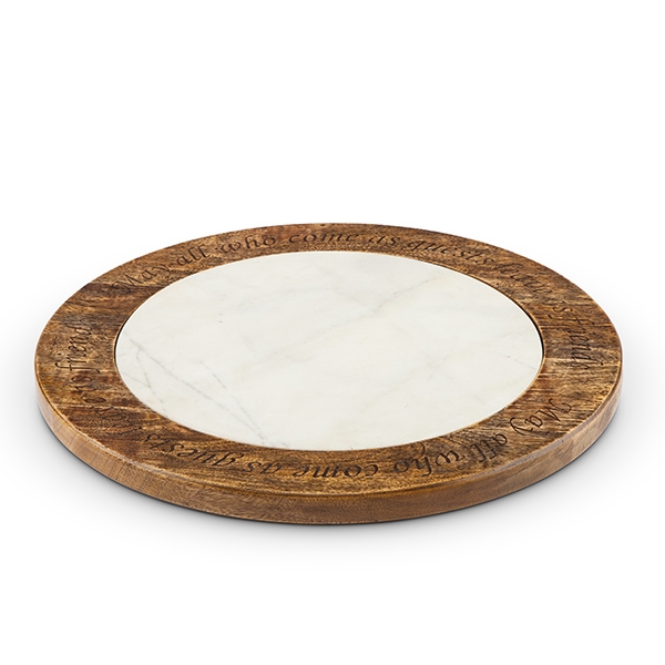 The GG Collection Marble Lazy Susan