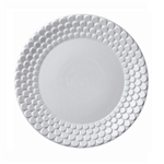 L'objet Aegean White Sculpted Dinner Plate