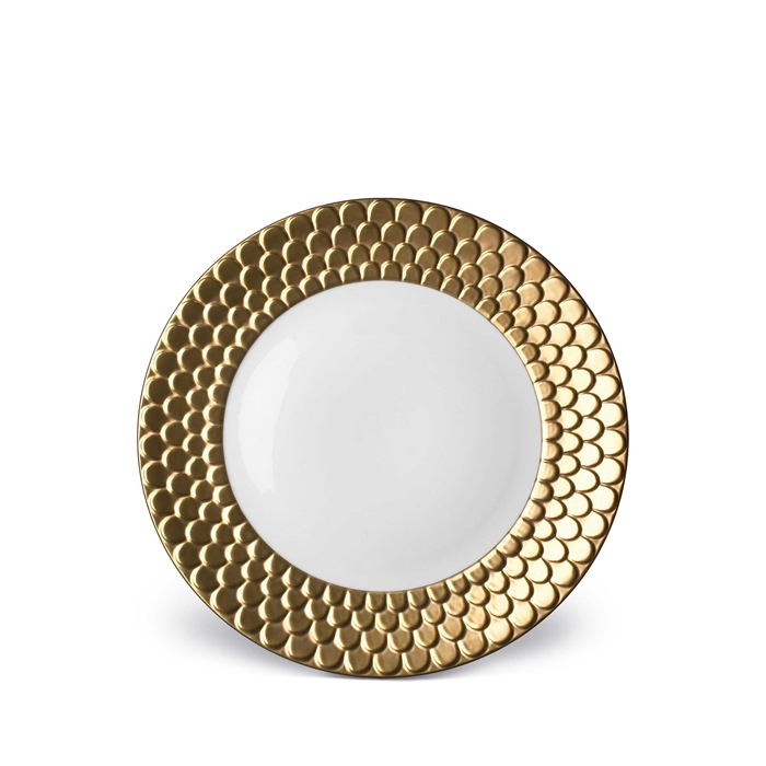 L'Objet  Aegean 24kt Gold Filet Dessert Plate