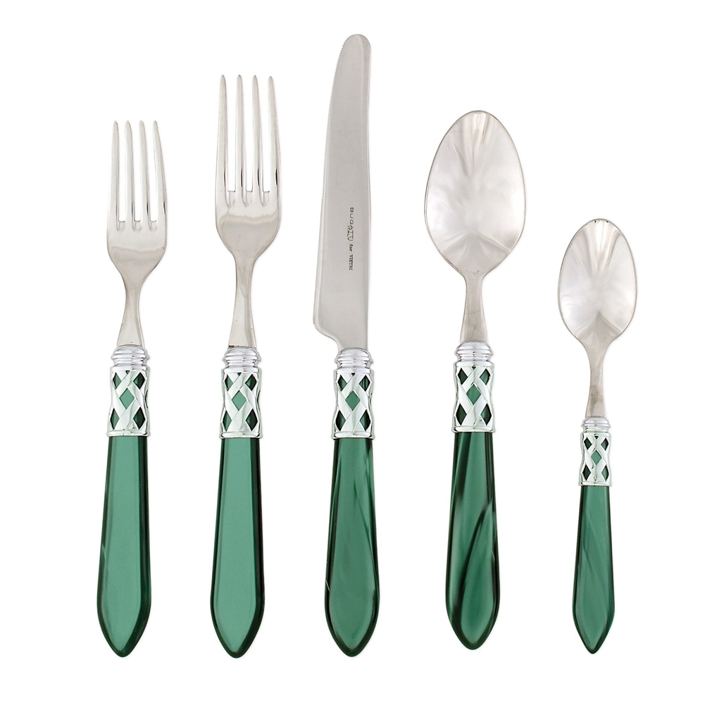 Vietri Aladdin Brilliant Green Five-Piece Place Setting