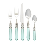 Vietri Aladdin Antique Light Blue Five-Piece Place Setting - ALD-9800LB