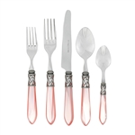 Vietri Aladdin Antique Light Pink Five-Piece Place Setting - ALD-9800LP