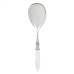 Vietri Aladdin Antique White Serving Spoon - ALD-9806W