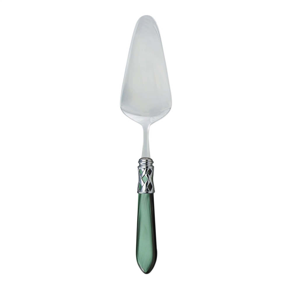 Vietri Aladdin Brilliant Green Pastry Server - ALD-9808G-B