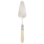 Vietri Aladdin Ivory Brilliant Pastry Server