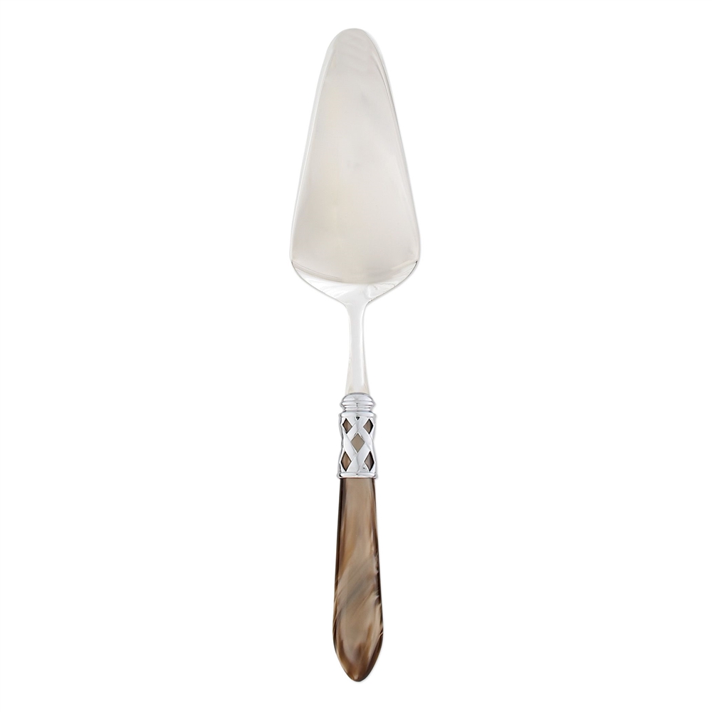 Vietri Alladin Taupe Stainless Pastry Server