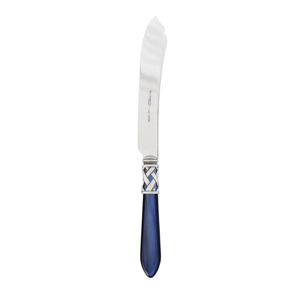 Vietri Aladdin Brilliant Blue Cake Knife - ALD-9813B-B