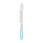 Vietri Aladdin Brilliant Light Blue Cake Knife - ALD-9813LB-B